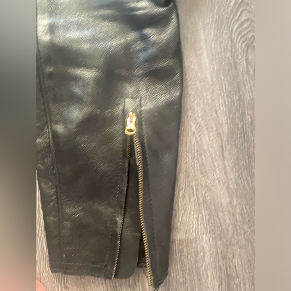 Vanson Leathers Black Leather Motorcycle Pants SIZE 8 - Picture 3 of 7
